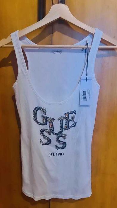 Top branco Guess