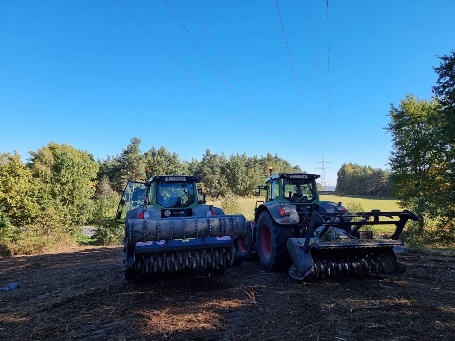 Mulczowanie Wycinka drzew Frezowanie Karczowanie Mulczer Wgłębny Leśny