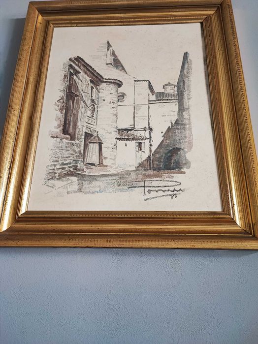 Pintura original sobre madeira