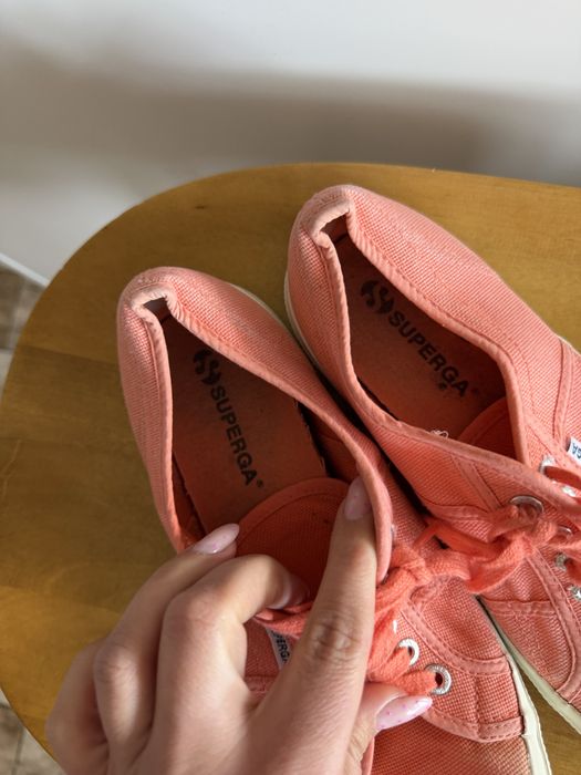Superga 2750 trampki pomarańczowe 41