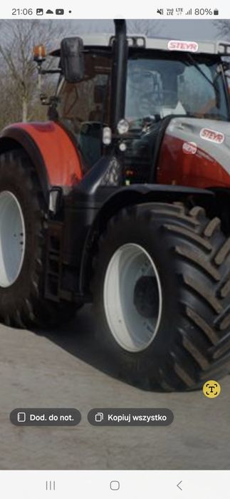 Case steyr terrus 6270 części kolektor wydechowy