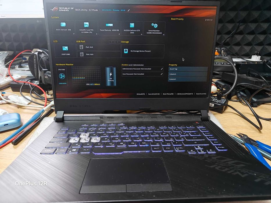 Продам ігровий ноутбук ASUS ROG Strix G531GT під відновлення/донор
