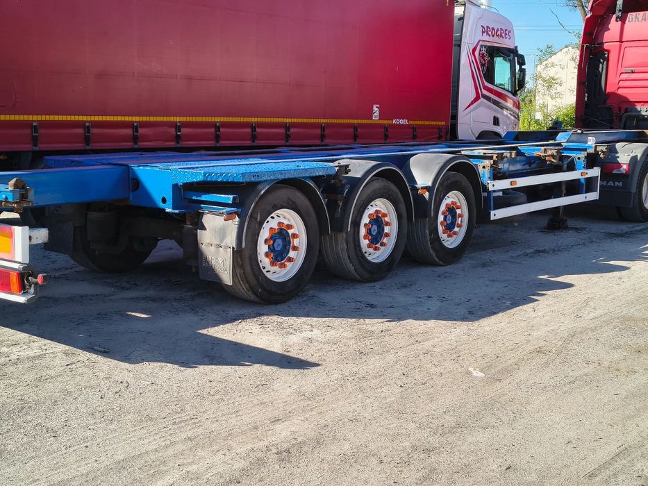 Wielton NS34P  Naczepa pod kontenerowa Wielton stan dobry osie mercedesa !!!