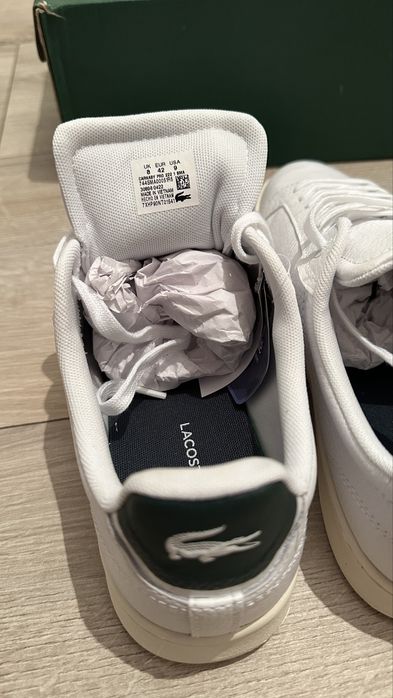 Кросівки Lacoste оригінальні CARNABY PRO 222 1 SMA WHT/DK GRN