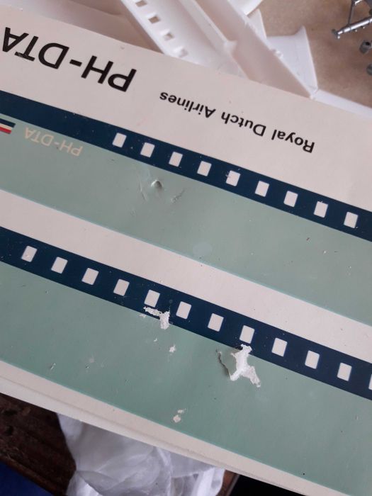 сборная модель самолета DC-8  гдр