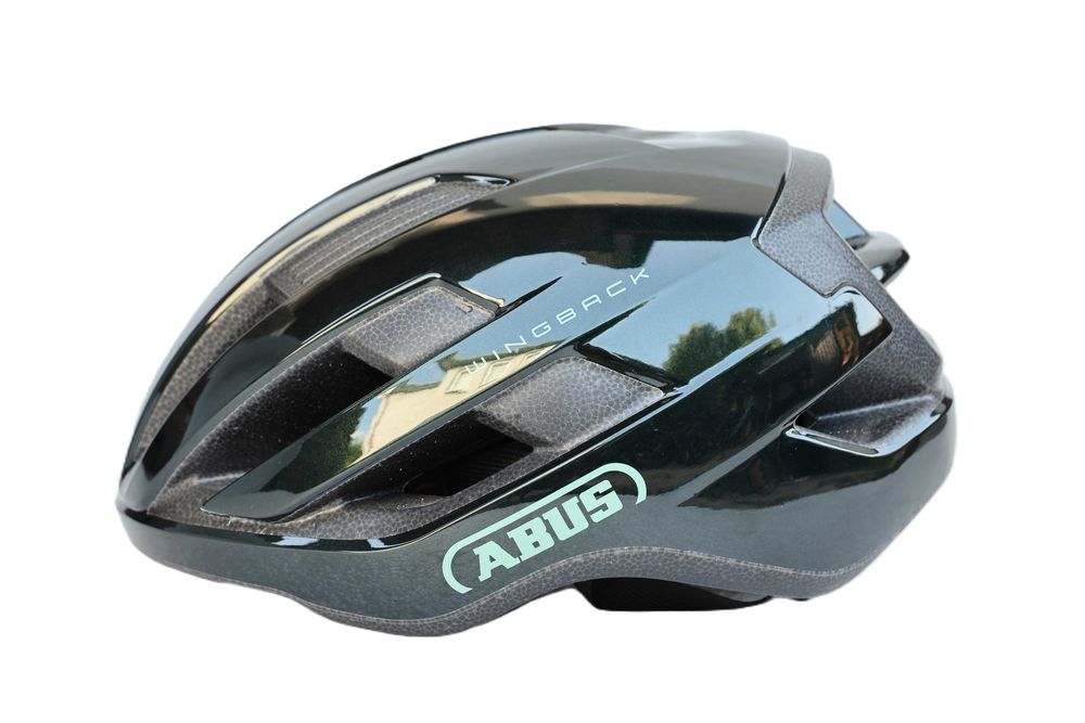 Kask rowerowy ABUS WingBack, moss green- zielony,  L 57-61 cm