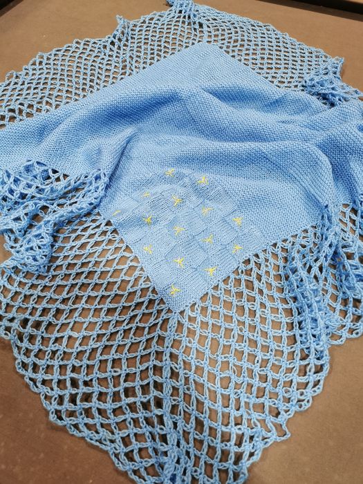 Mantinha Bebé feita à mão