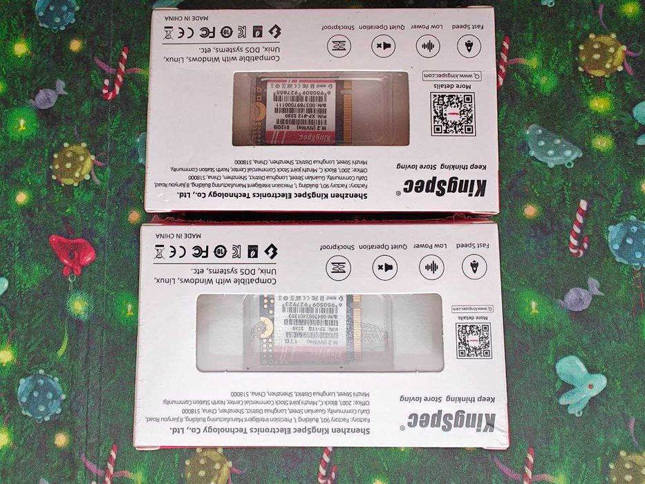 SSD M.2 2230 NVMe Kingspec XF 512Gb и 1 Tb PCIe 4.0x4 5000/4400 Mb/s