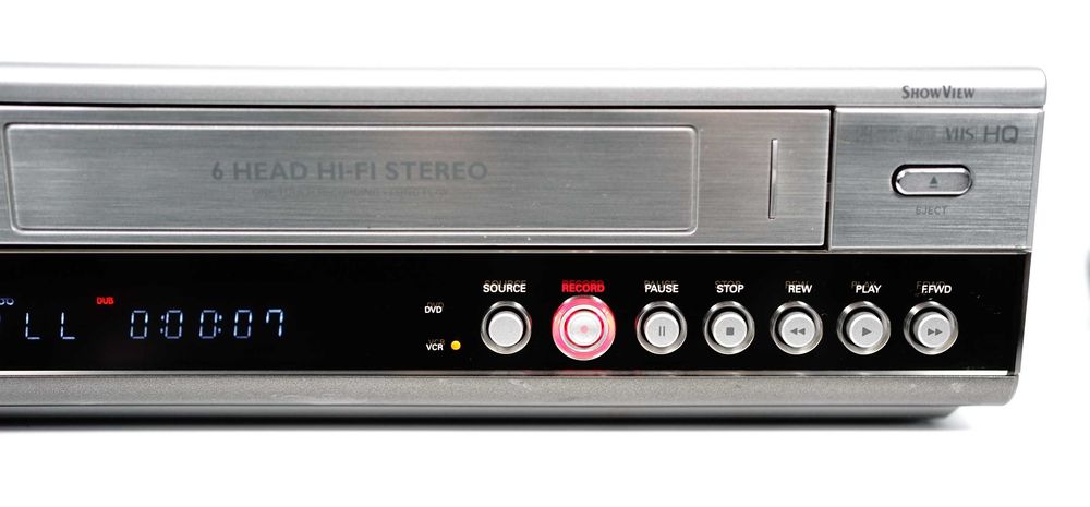 Przegrywarka KOPIARKA kaset VHS na DVD zgraj archiwum PHILIPS DVDR630V