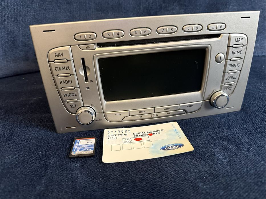 Radio nawigacja  Ford Kuga mk1 + KOD + karta SD z mapą