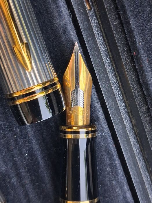 Canetas Parker Duofold Centennial em prata