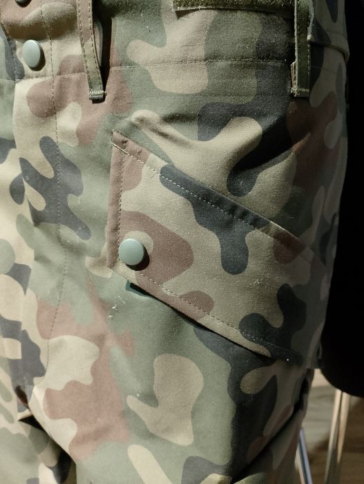 Ciemnozielone Khaki Spodnie Robocze Kamo Model 128