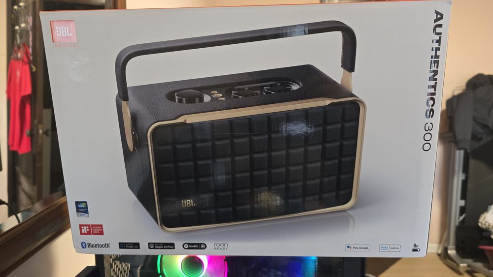 Coluna som portátil jbl 300 autenthic