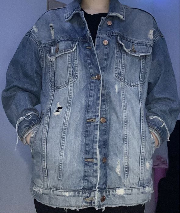 Kurtka jeansowa oversize ZARA