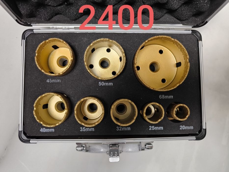 Алмазні коронки 6-68, свердло М14 по плитці, керамограніту, на ушм