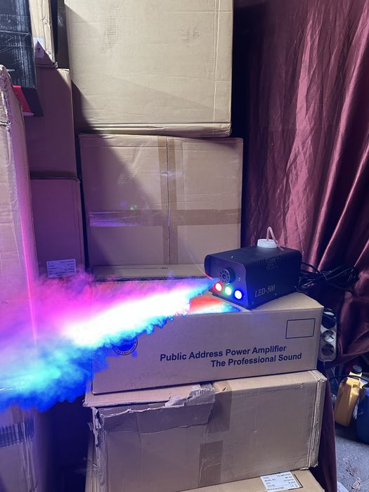 Дим генератори дим машина  500ват led нові