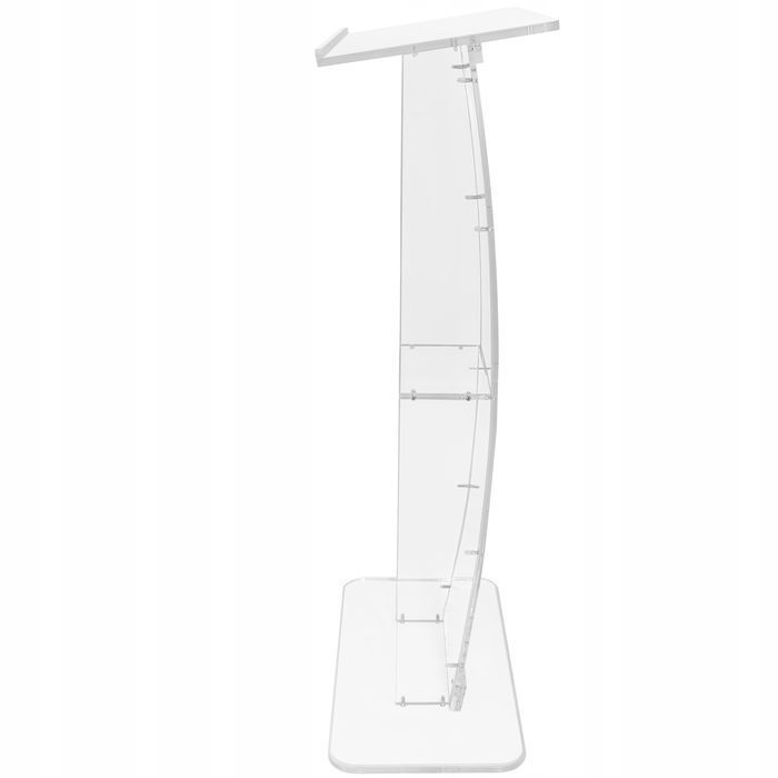 Vevor akrylowy podest stojący 119 cm przezroczysty podium premium
