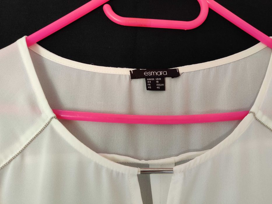 Bluzka z krótkim rękawem ecrue