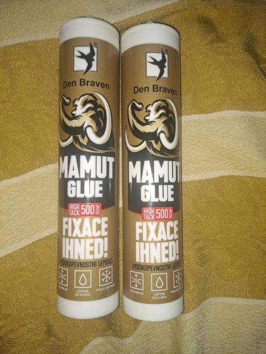 Клей, герметик, Мамут, селікон, акрил