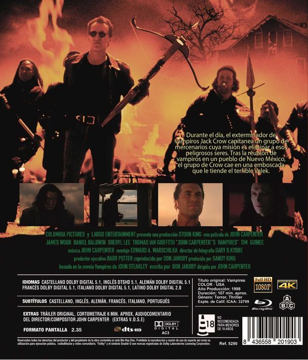 Vampiros De John Carpenter/Vampiros de John Carpenter (Blu-Ray)