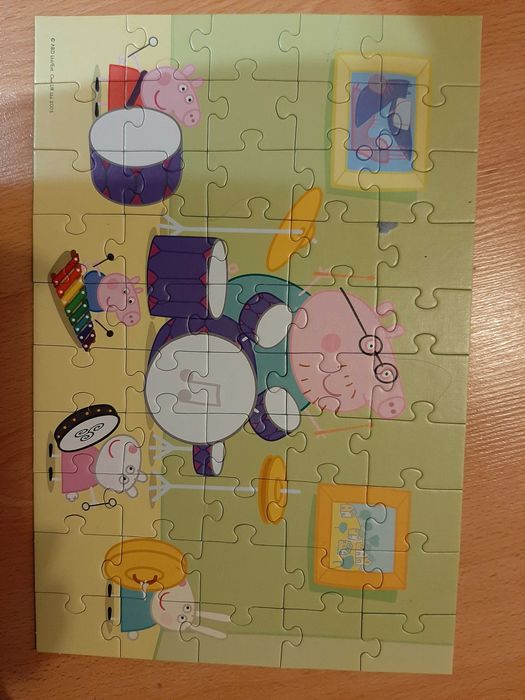 Puzzle świnka Peppa