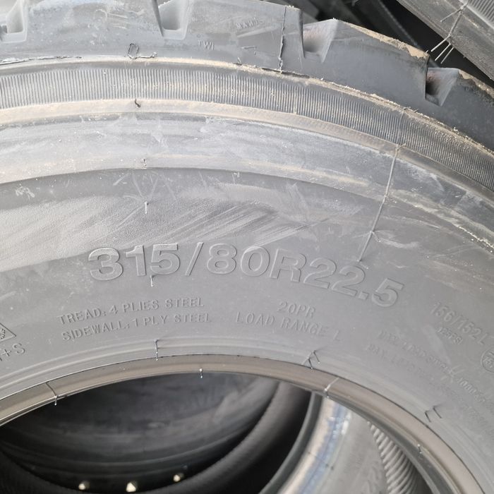 Opona napędowa 315/80 R22.5 APLUS Agate budowlane