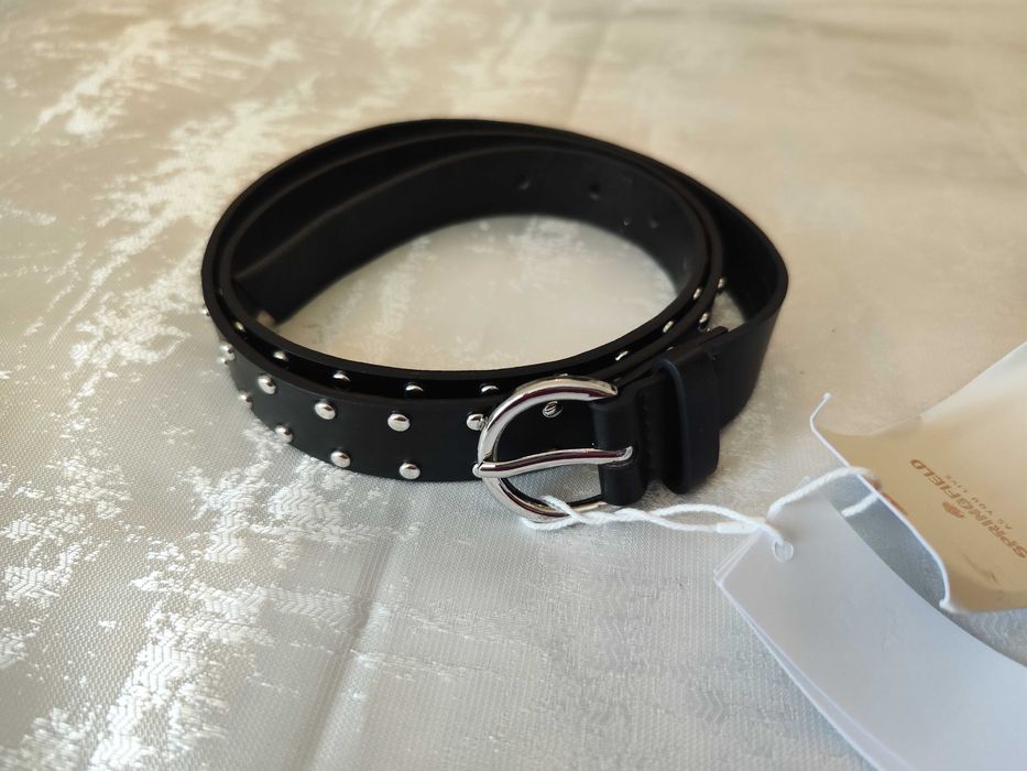 Cinto preto Springfield – 95 - novo com etiqueta