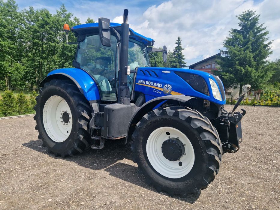 New Holland T7.245 AUTOCOMMAND PNEUMATYKA  Klima TUZ Isobus ABS 53KM/H Amortyzowana Oś/Kabina REZERWACJA