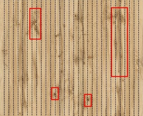 lamele na filcu 46x275 ścienne panel akustyczne dąb naturalny wotan inne