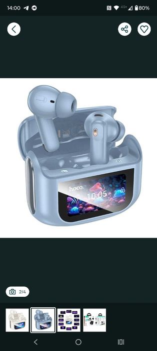 Навушники Hoco Sandy EQ21