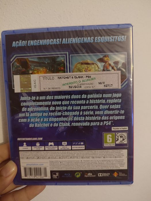 Jogo Ratchet Clank ps4 ( novo )