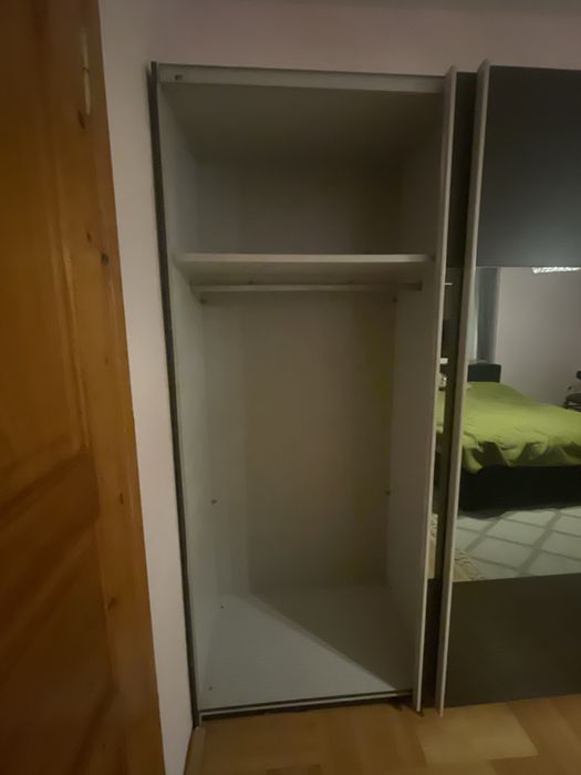 Szafa przesuwna dwuskrzydłowa