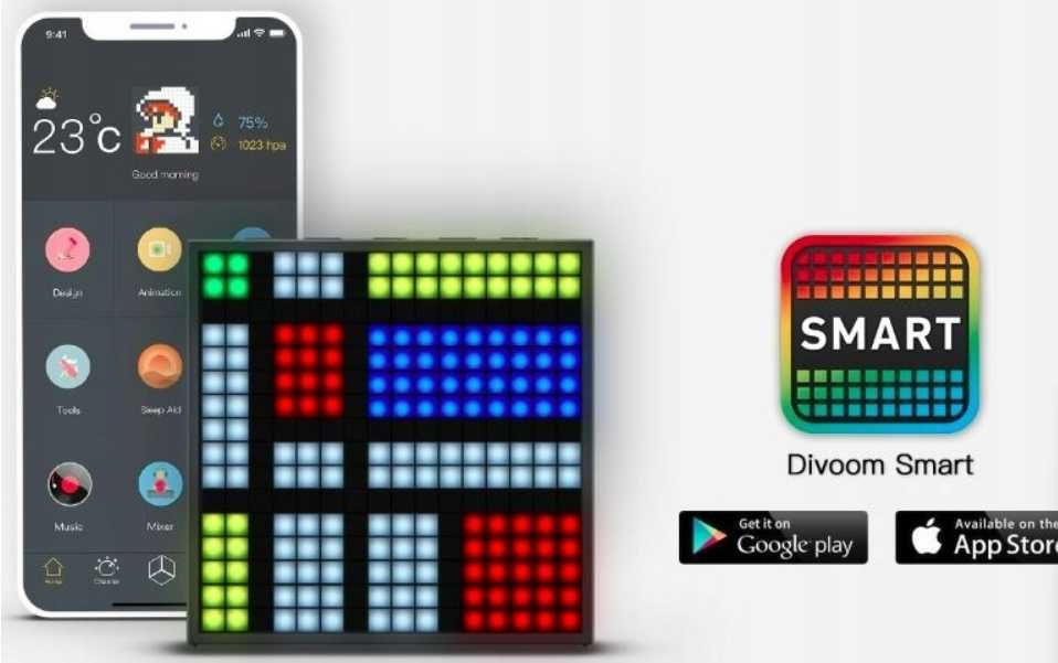 DIVOOM TIMEBOX EVO przenośny głośnik BT PIXEL ART. mały przenośny