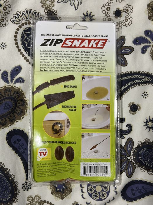 Desentupidor ZipSnake para ralos e canos