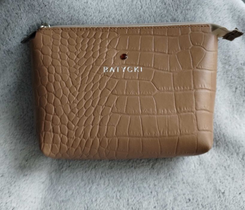 Skórzana kosmetyczka Batycki nowa