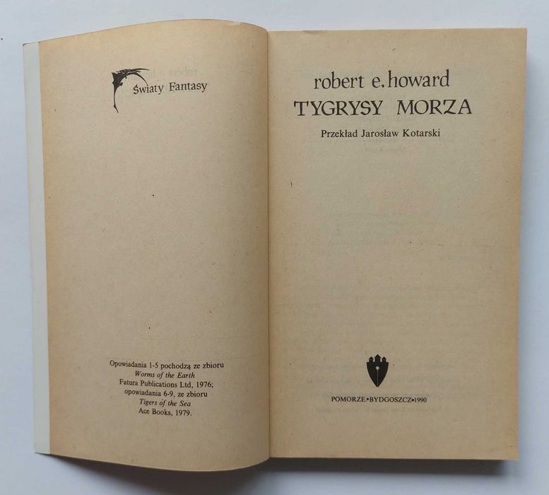 Tygrysy morza - Robert E. Howard