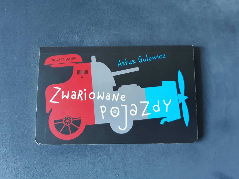 Zwariowane pojazdy - książeczka układanka