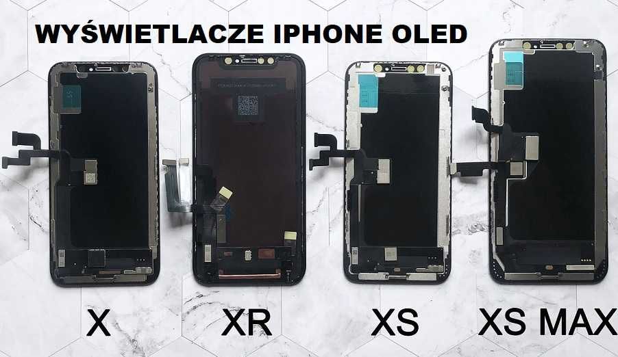Iphone X XS Xr 11 wyświetlacz OLED montaż w 30 minut GWARANCJA 12m