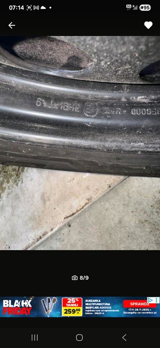 Koła zimowe Barum polaris 6 205/55/16r 5x105 Nowe