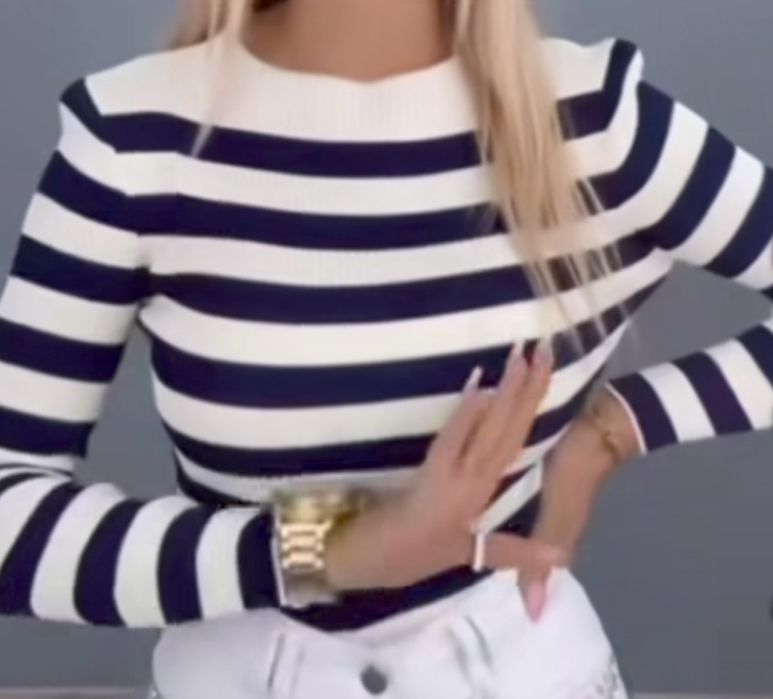 Bluzka w paski Sempre.