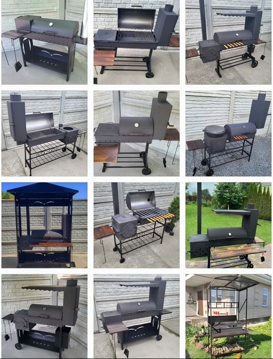 • 3/4/5 мм! ОТ ЗАВОДА! Мангал Барбекю Смокер Гриль / Печь Под Казан