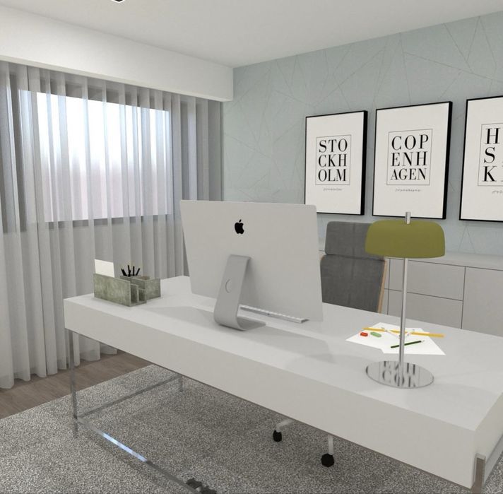 Projetos 2D e 3D, renderização, homestyling, convites