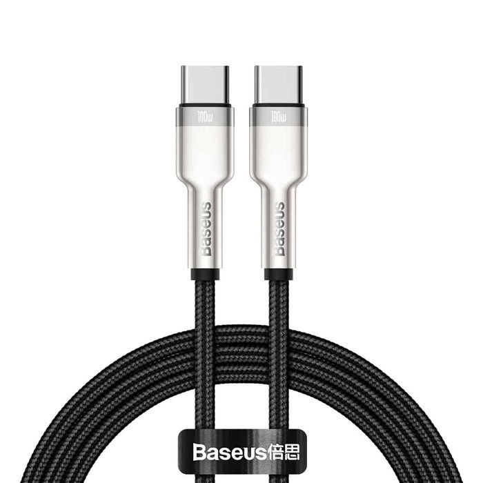 Кабель з чіпом Basues Type-C to Type-C 100W 1Метр Швидка Зарядка USB-C