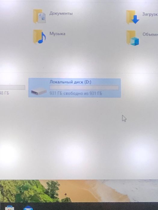Компьютер рабочий жесткий диск 1тб