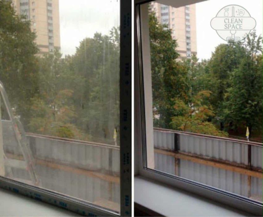 Mycie okien i ram okiennych