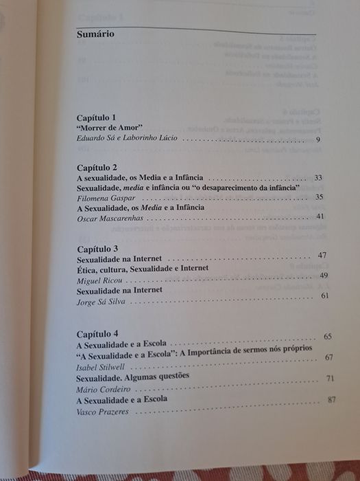 Livro "Quero-te, psicologia da sexualidade "