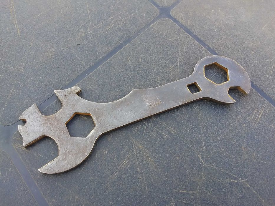 Stary klucz do motoru roweru rowerowy Romet zPRL 3 6 10 11 mm 13 15 17