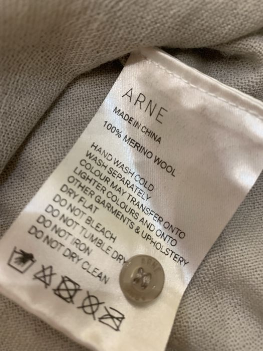 Поло с длинным рукавом ARNE (Британия), шерсть мериноса, р. L