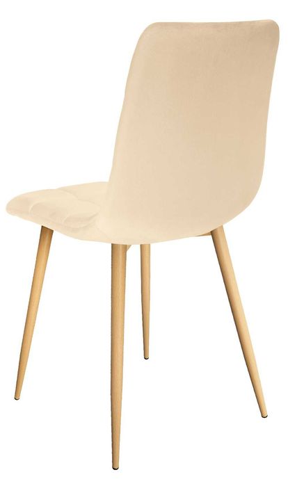 Welurowe krzesło tapicerowane do salonu i jadalni. Nowe. Wysyłka 24h