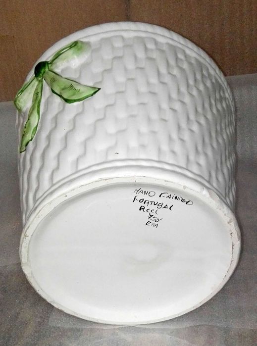 Vaso cerâmico branco64750722974465122